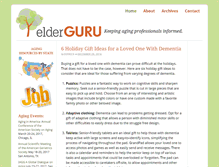 Tablet Screenshot of elderguru.com